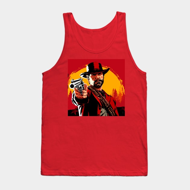 Arthur Morgan desing Tank Top by SGcreative